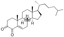 5-CHOLESTEN-3,4-DIONE Struktur