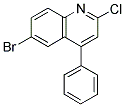 6-BROMO-2-CHLORO-4-PHENYLQUINOLINE Struktur