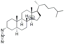 5-ALPHA-CHOLESTAN-3-ALPHA-AZIDE Struktur