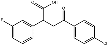 4-(4-CHLOROPHENYL)-2-(3-FLUOROPHENYL)-4-OXOBUTANOIC ACID price.