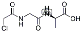 CHLOROACETYL-GLY-D-ALA Struktur