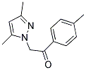 1-(4-METHYLPHENACYL)-3,5-DIMETHYL PYRAZOLE Struktur