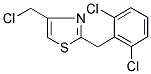 4-(CHLOROMETHYL)-2-(2,6-DICHLOROBENZYL)-1,3-THIAZOLE Struktur