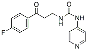 N-[3-(4-FLUOROPHENYL)-3-OXOPROPYL]-N'-(4-PYRIDINYL)UREA Struktur