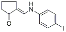 2-[(4-IODOANILINO)METHYLENE]CYCLOPENTANONE Struktur