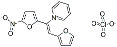 1-[2-(2-FURYL)-1-(5-NITRO-2-FURYL)VINYL]PYRIDINIUM PERCHLORATE Struktur