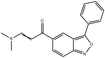 3-(DIMETHYLAMINO)-1-(3-PHENYL-2,1-BENZISOXAZOL-5-YL)-2-PROPEN-1-ONE Struktur