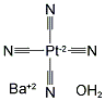 BARIUM TETRACYANOPLATINATE(II) HYDRATE Struktur