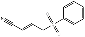 4-(PHENYLSULFONYL)-2-BUTENENITRILE Struktur