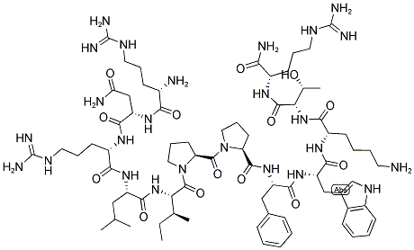 ARG-ASN-ARG-LEU-ILE-PRO-PRO-PHE-TRP-LYS-THR-ARG-NH2 Struktur