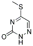 5-(METHYLTHIO)-2,3-DIHYDRO-1,2,4-TRIAZIN-3-ONE Struktur