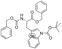 Z-TRP(BOC)-OBZL Struktur