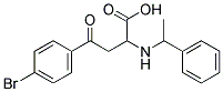 4-(4-BROMOPHENYL)-4-OXO-2-[(1-PHENYLETHYL)AMINO]BUTANOIC ACID Struktur