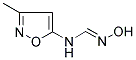 N'-HYDROXY-N-(3-METHYLISOXAZOL-5-YL)IMINOFORMAMIDE Struktur