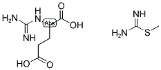 (S)-(-)-2-GUANIDINOGLUTARIC ACID S-METHYLISOTHIOUREA SALT Struktur