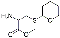 2-AMINO-3-[(TETRAHYDROPYRAN-2-YL)THIO]PROPIONIC ACID, METHYL ETHER, OXALATE Struktur