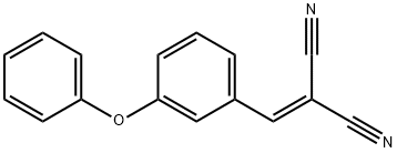 ((3-PHENOXYPHENYL)METHYLENE)METHANE-1,1-DICARBONITRILE Struktur