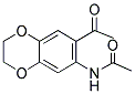 N-(7-ACETYL-2,3-DIHYDRO-BENZO[1,4]DIOXIN-6-YL)-ACETAMIDE Struktur