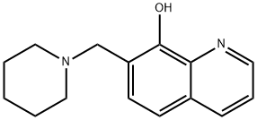 7-(PIPERIDIN-1-YLMETHYL)QUINOLIN-8-OL Struktur