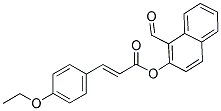 1-FORMYL-2-NAPHTHYL 3-(4-ETHOXYPHENYL)ACRYLATE Struktur