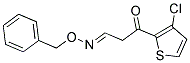 3-(3-CHLORO-2-THIENYL)-3-OXOPROPANAL O-BENZYLOXIME Struktur