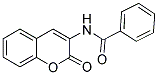 3-BENZAMIDOCOUMARIN Struktur