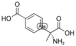 4-((1R)-1-AMINO-1-CARBOXYETHYL)BENZOIC ACID Struktur