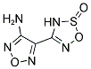 4-(2-OXIDO-3H-1,2,3,5-OXATHIADIAZOL-4-YL)-1,2,5-OXADIAZOL-3-AMINE Struktur