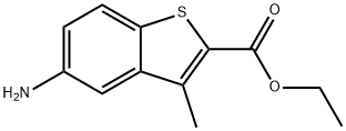 ETHYL 5-AMINO-3-METHYLBENZO[B]THIOPHENE-2-CARBOXYLATE Struktur