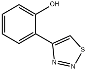 2-(1,2,3-THIADIAZOL-4-YL)BENZENOL Struktur