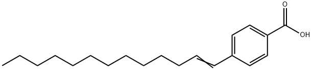 4-(1-TRIDECENYL)BENZENECARBOXYLIC ACID Struktur