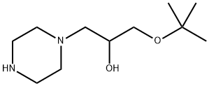 1-TERT-BUTOXY-3-PIPERAZIN-1-YL-PROPAN-2-OL Struktur