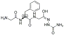 GLY-PHE-GLY SEMICARBAZONE Struktur