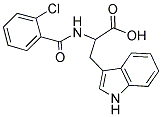 2-(2-CHLORO-BENZOYLAMINO)-3-(1H-INDOL-3-YL)-PROPIONIC ACID Struktur