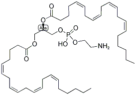 1,2-DIARACHIDONOYL-SN-GLYCERO-3-PHOSPHOETHANOLAMINE Struktur