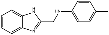 (1H-BENZOIMIDAZOL-2-YLMETHYL)-P-TOLYL-AMINE Struktur