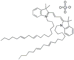 1,1'-DILINOLEYL-3,3,3',3'-TETRAMETHYLINDOCARBOCYANINE PERCHLORATE Struktur