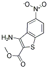 METHYL 3-AMINO-5-NITROBENZO[B]THIOPHENE-2-CARBOXYLATE Struktur