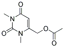 1,3-DIMETHYL-6-ACETOXYMETHYLURACIL Struktur