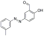 2-HYDROXY-5-[(E)-(3-METHYLPHENYL)DIAZENYL]BENZALDEHYDE Struktur