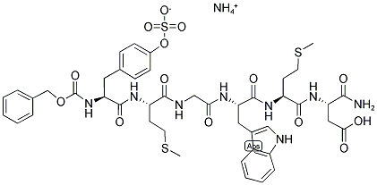 CBZ CHOLECYSTOKININ-PZ 27-32, SULFATED Struktur