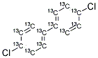 13C12-4,4'-DICHLOROBIPHENYL Struktur