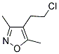 4-(2-CHLORO-ETHYL)-3,5-DIMETHYL-ISOXAZOLE Struktur