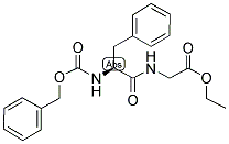 CBZ-L-PHE-GLY ETHYL ESTER Struktur