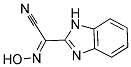 (2E)-1H-BENZIMIDAZOL-2-YL(HYDROXYIMINO)ACETONITRILE Struktur