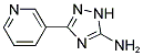 3-(3-PYRIDYL)-1H-1,2,4-TRIAZOL-5-AMINE Struktur