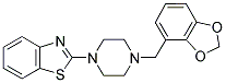 2-[1-(4-PIPERONYL)PIPERAZINYL] BENZOTHIAZOLE Struktur