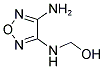 ((4-AMINO-1,2,5-OXADIAZOL-3-YL)AMINO)METHANOL Struktur