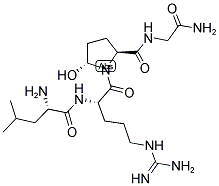 LEU-ARG-HYP-GLY-NH2 Struktur