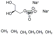 1-GLYCEROPHOSPHATE DISODIUM SALT 6 H2O Struktur